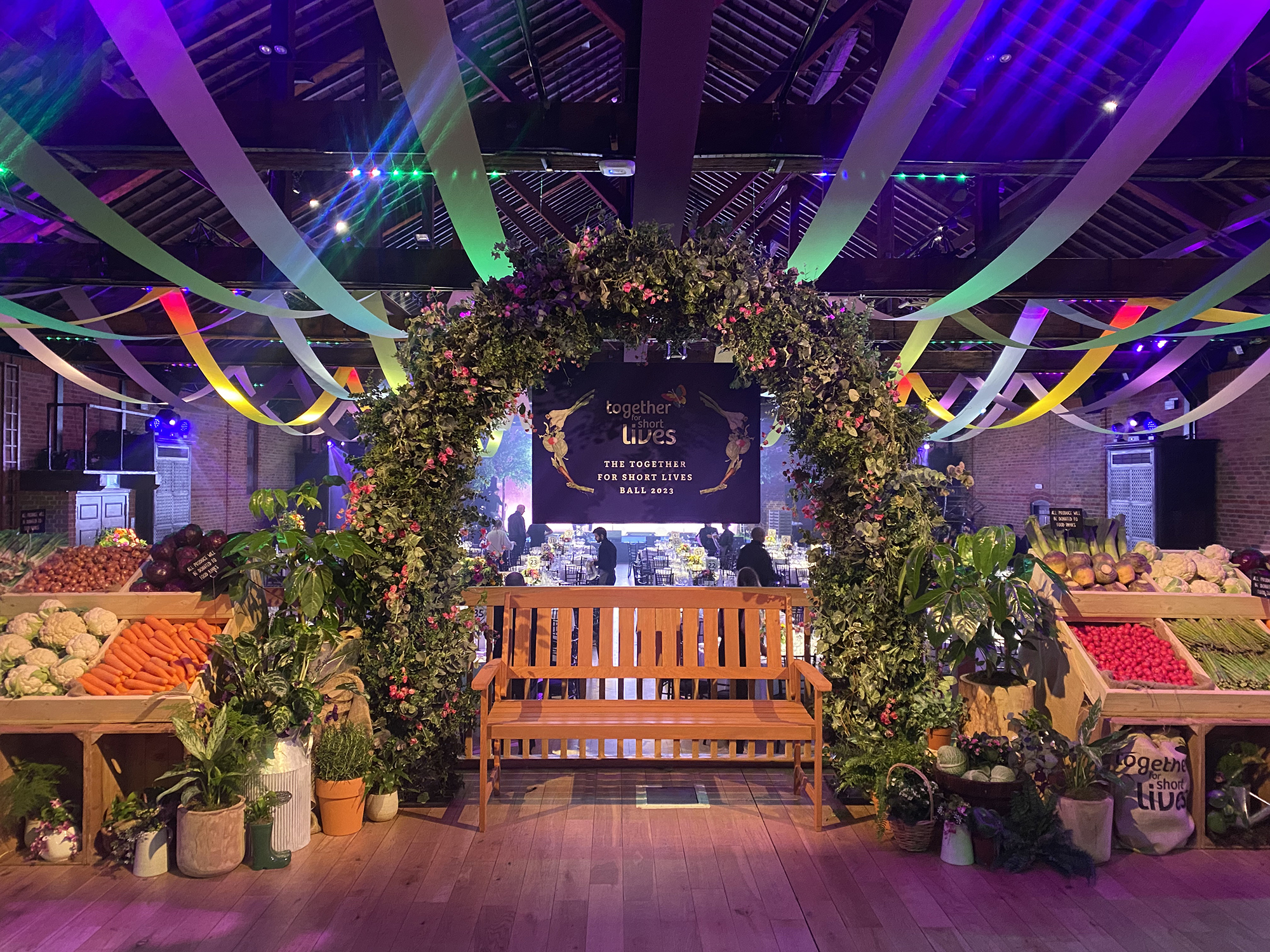 Eco plant decor for events