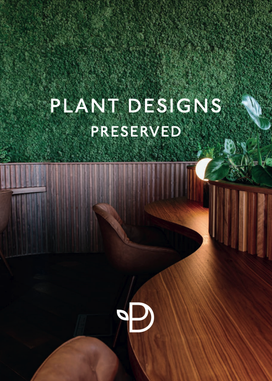 Plant Designs Preserved Brochure Cover